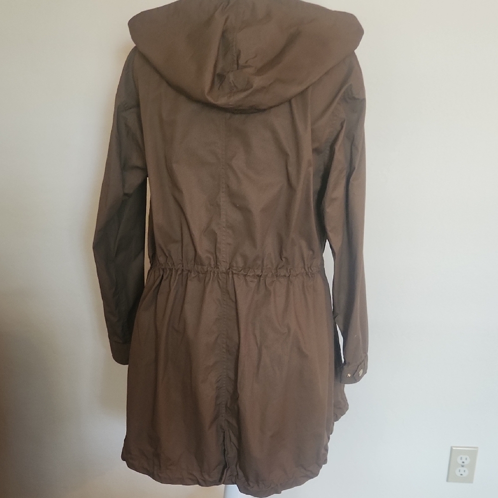 Michael Kors Hooded Jacket in Olive - Picture 9 of 9